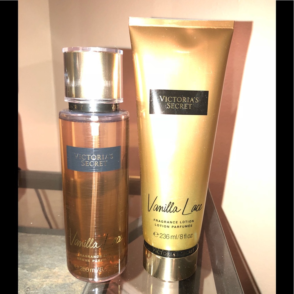 Body Lotion and Fragance Mist. Vanilla Lace